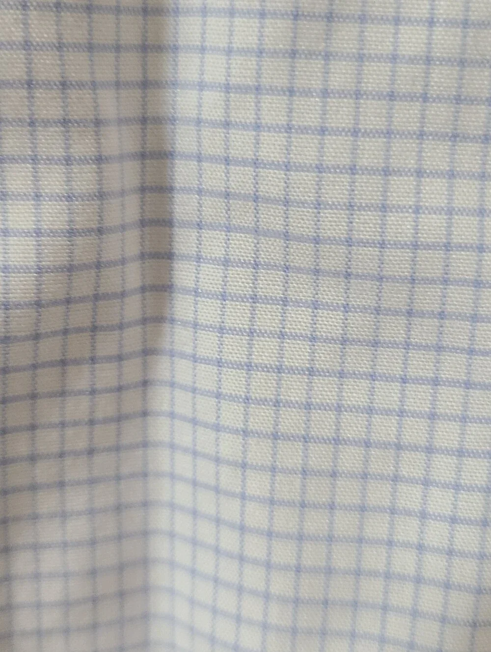 Banana Republic button-up shirt featuring a light blue gingham check pattern